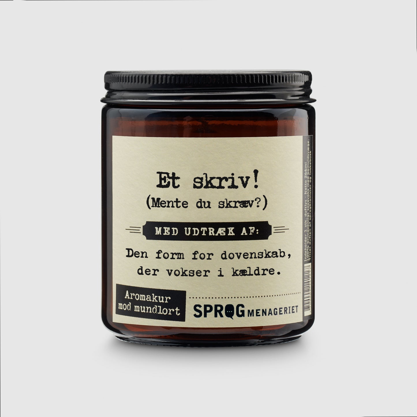 Et skriv (Mente du skræv?)