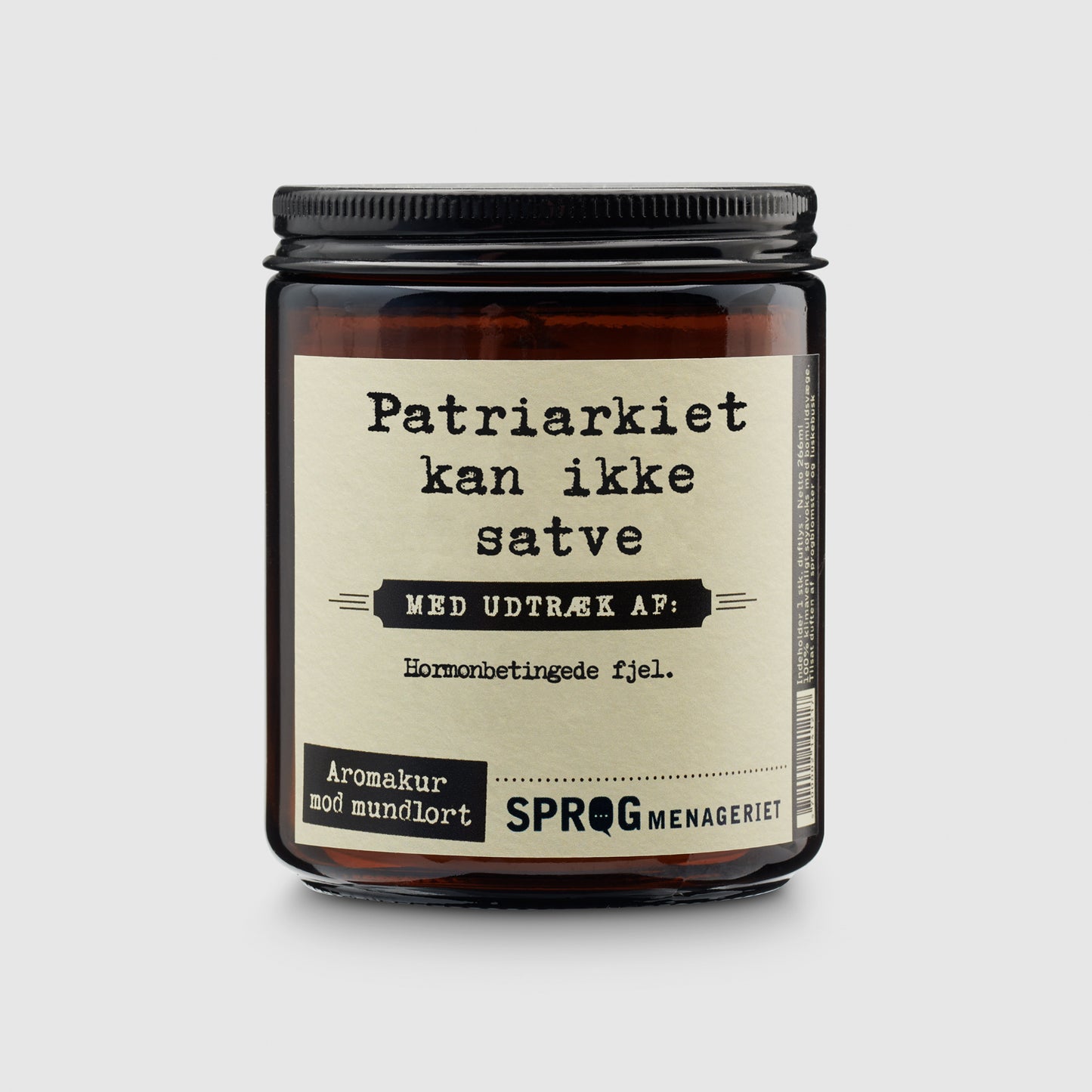 "Patriarkiet kan ikke satve"